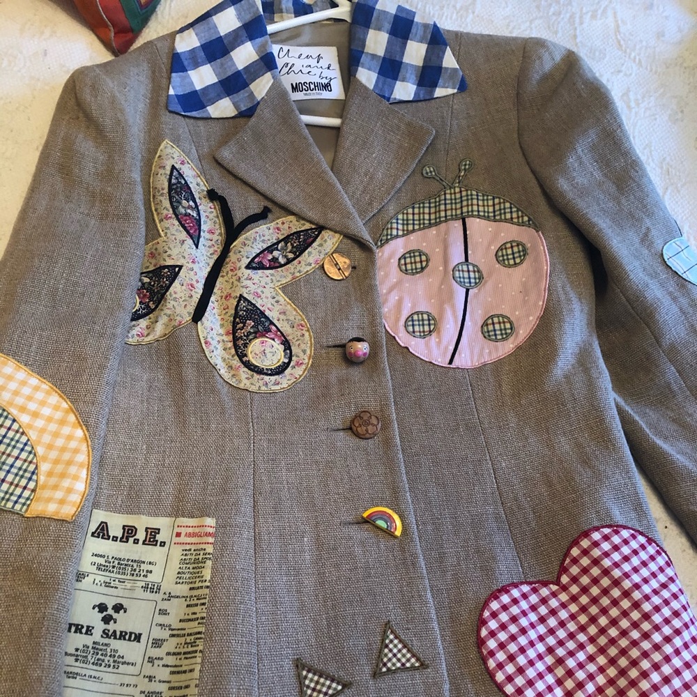 Authentic Vintage Moschino Linen Blazer